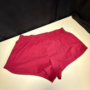 Nike Women's Athletic Shorts in Red